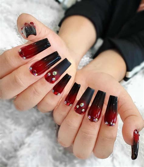 18 Creative Acrylic Nail Designs With The Red Shade Every Girl Will Secretly Adore - Polish and ...