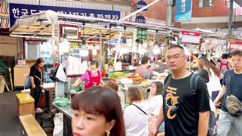 Goshi Ajumma/Street food house in Gwangjang Market #streetfood - YouTube