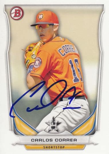 Daily Autograph: Carlos Correa