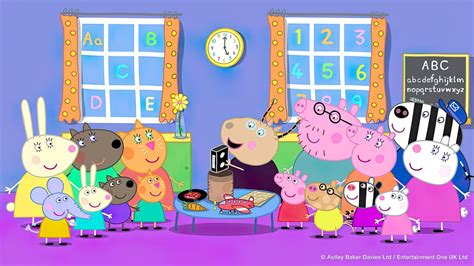 Peppa Pig Classroom Adventure HD Desktop Wallpaper