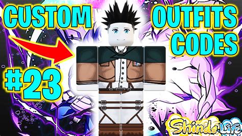 ⭐SHINDO LIFE CUSTOM OUTFITS CODES #23⭐ - YouTube