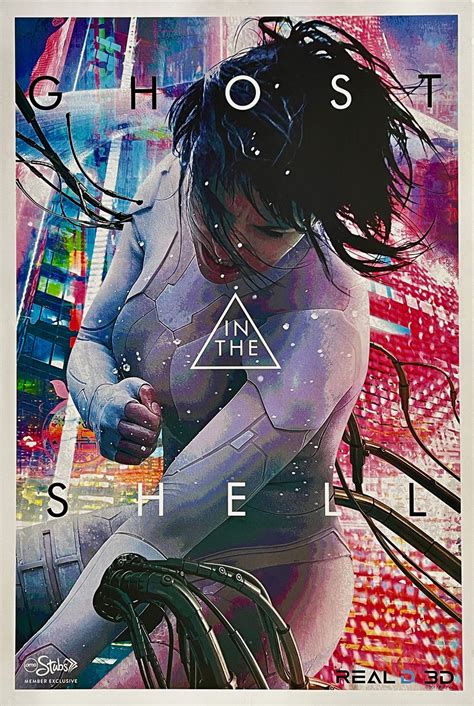 Original Ghost in the Shell Movie Poster - Anime - Scarlett Johansson