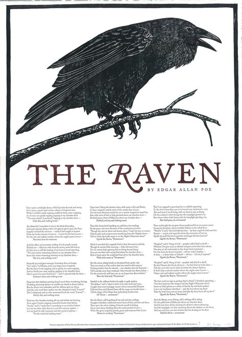 Printable The Raven Poem - Personalized 2024 Calendar Prints