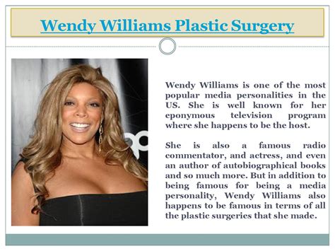 Wendy williams plastic surgery by Wendy Williams Plastic Surgery - Issuu