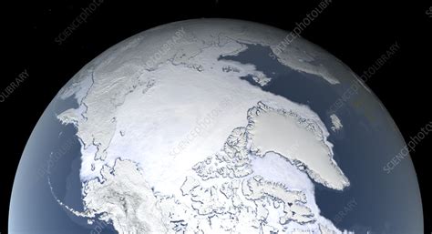 Arctic sea ice maximum, March 2023 - Stock Image - C057/7620 - Science ...