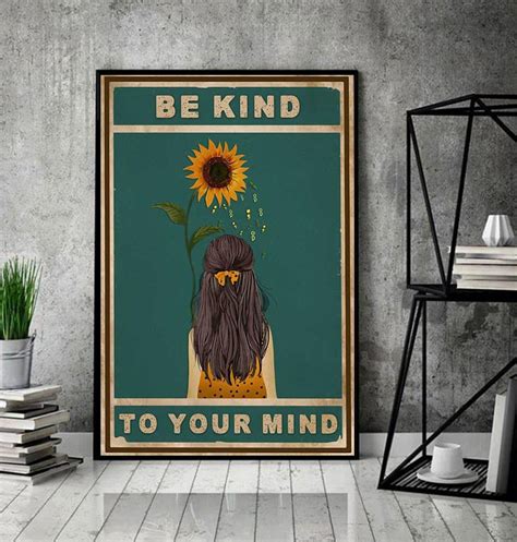 Mental girl be kind to your mind poster - Camaelshirt American Trending ...