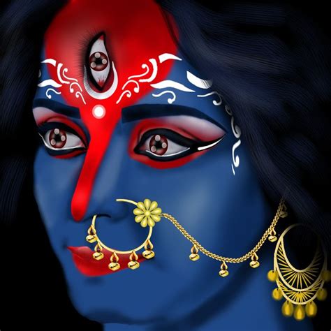 Mahakali Digital Painting | Goddess Artwork