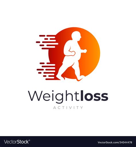 Weight loss logo Royalty Free Vector Image - VectorStock