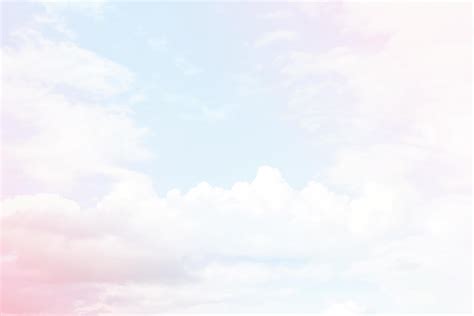 Sky and clouds on a beautiful pastel background. Abstract sweet dreamy ...