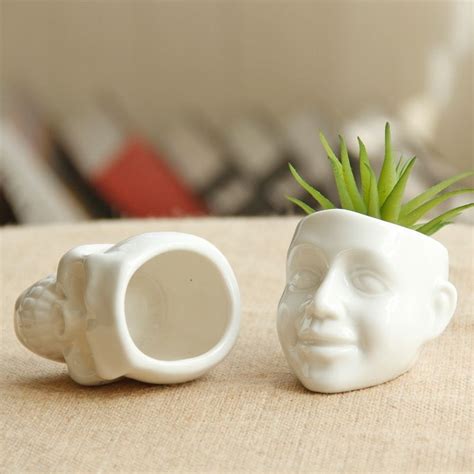 Gardening Flowerpot Fleshy Creative Flower Ceramic Pots Succulents Flowerpot Ornaments | Ceramic ...