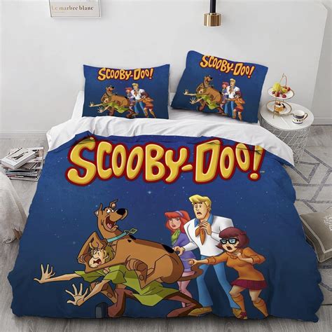 Amazon.com: MARRKT cooby Cartoon Doo Duvet Cover Set, 100% Microfiber ...