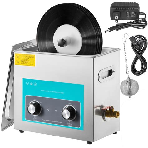 VEVOR Ultrasonic Vinyl Record Cleaner 6L 40kHz Vinyl Ultrasonic ...