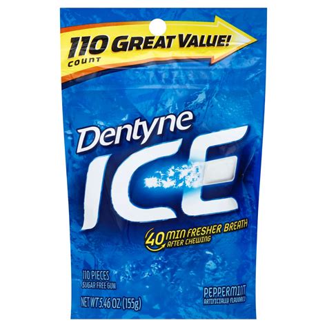 Dentyne Ice Ice Peppermint Sugar Free Gum - Shop Gum & Mints at H-E-B