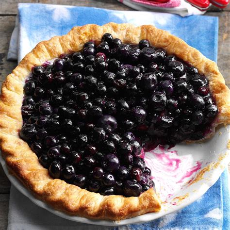 Cape Cod Blueberry Pie Recipe | Taste of Home