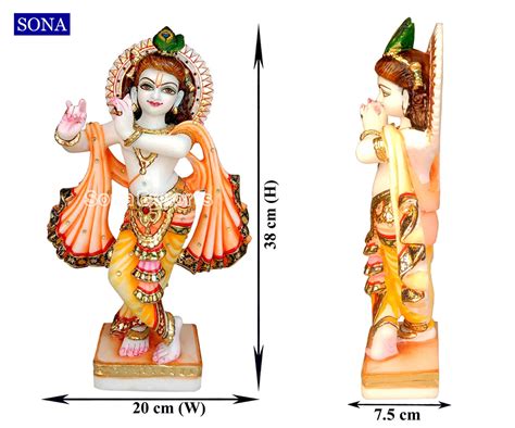 Marble Krishna Statue Marble Krishna Idol Marble Krishna - Etsy