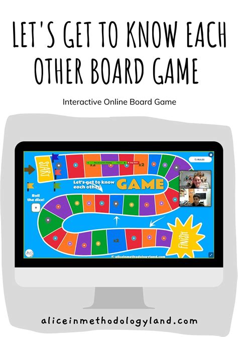 Let's Get to Know Each Other! Interactive Board Game ⋆ Discover Methodologyland