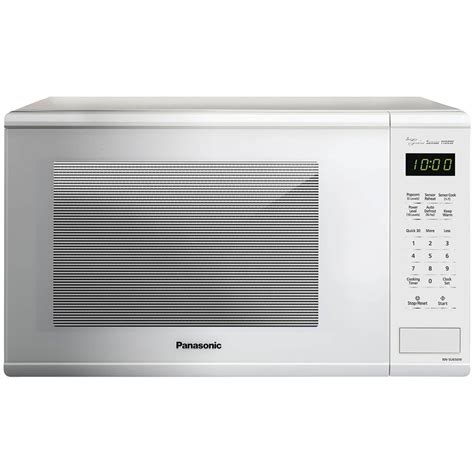 Panasonic 1.3 Cu. Ft. 1100W Genius Sensor Countertop Microwave Oven in White - Walmart.com