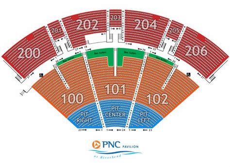 White River Amphitheatre Parking Map