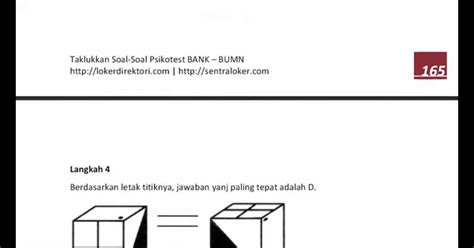 Soal Psikotes Gambar Kubus - Funmat