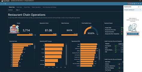 Customize Amazon QuickSight dashboards with the new bookmarks functionality | AWS Business ...