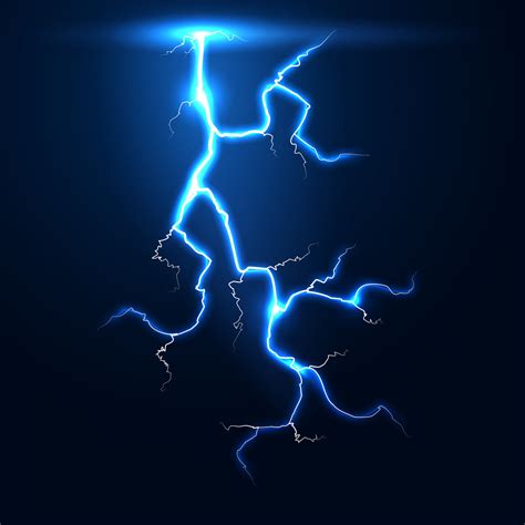 Lightning thunder storm vector background By Microvector | TheHungryJPEG