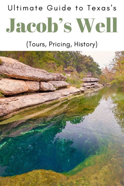 Ultimate Guide to Jacob’s Well, Texas (Tours, Pricing, History, Map ...