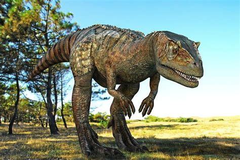 Allosaurus Dinosaur, Artwork Photograph by Roger Harris