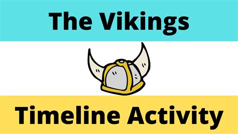 Viking Timeline Activity Worksheet - Cunning History Teacher