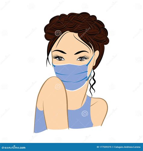 Surgical Mask Vector Illustration For Use With Designs | CartoonDealer ...