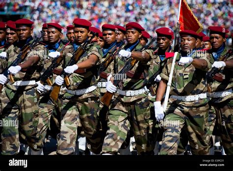 Antananarivo, Madagascar. 26th June, 2014. Madagascar soldiers attend a ...