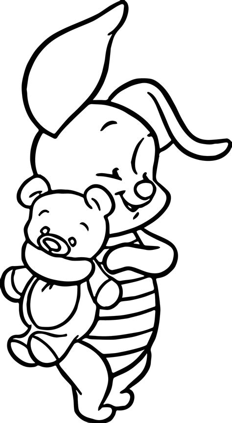 Pooh And Piglet Coloring Pages