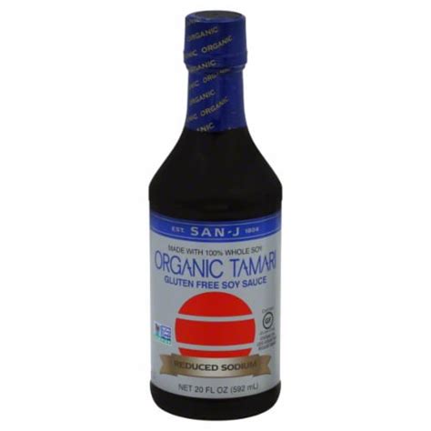 San-J Organic Tamari Sodium Free Soy Sauce, 20 fl oz - Fred Meyer