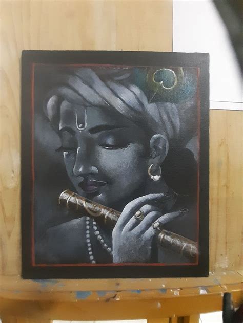 Krishna | Light and shadow, Painting, Shadow