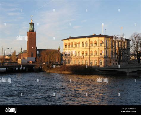 Stockholm city skyline Stock Photo - Alamy