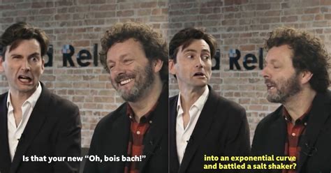 Watch: The hilarious banter between Michael Sheen and David Tennant