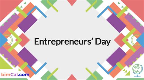 National Entrepreneur Day 2022 - New Years Day 2023