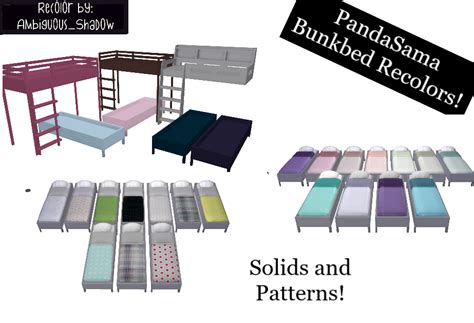 PandaSama — PandaSama BunkBed Recolors!! The Sims, Sims 4, Teach Toddler To Talk, Toddler Play ...