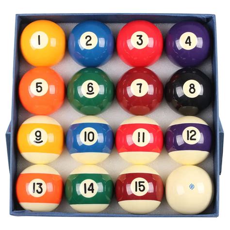 Billiard Balls Set 57mm/52mm Size Billiard Ball Numbers Billiards ...