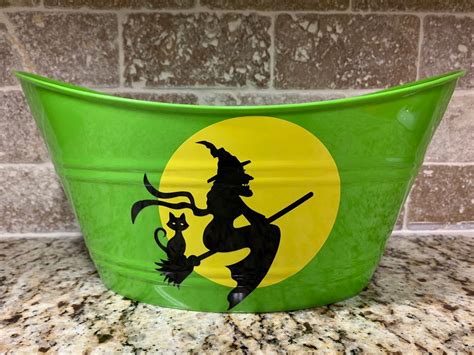 Personalized Halloween Bucket Halloween Candy Bucket - Etsy