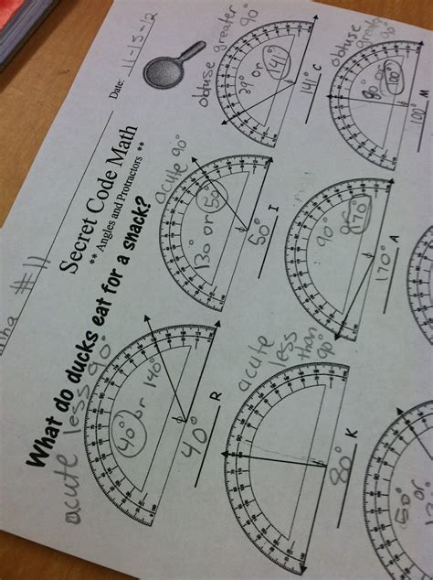 Using a Protractor - Teaching in Room 6