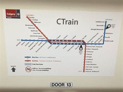 Transit Maps: Photo – Official Map: New CTrain System Map, Calgary, Canada, 2016