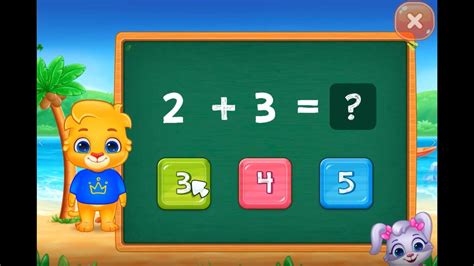 Math Kids #4: Learn Basic Math Game for Kids | Fun Math Facts Addition - Kids Mini Games - YouTube