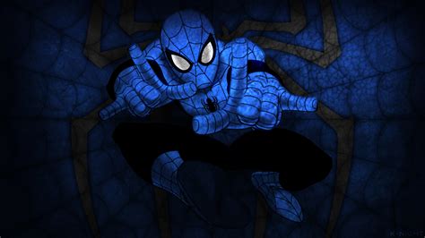 🔥 [10+] Spider Man Blue Wallpapers | WallpaperSafari