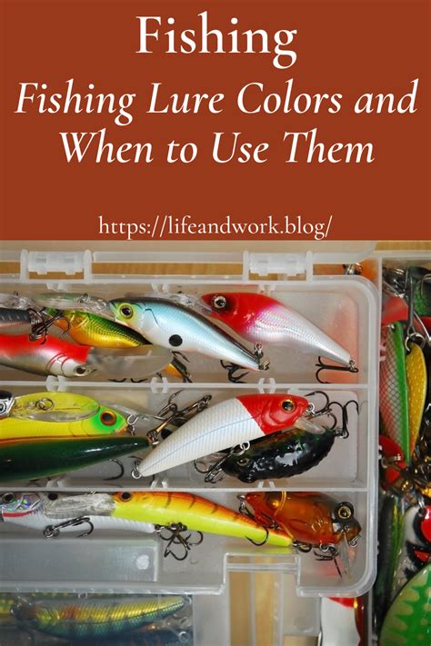 Fishing Lure Colors and When to Use Them