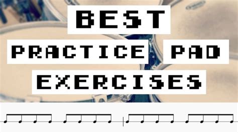 BEST Drum Practice Pad Exercises! | Practice pad, Best drums, Practice pads