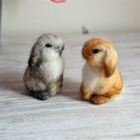 Needle Felted Rabbit - Etsy