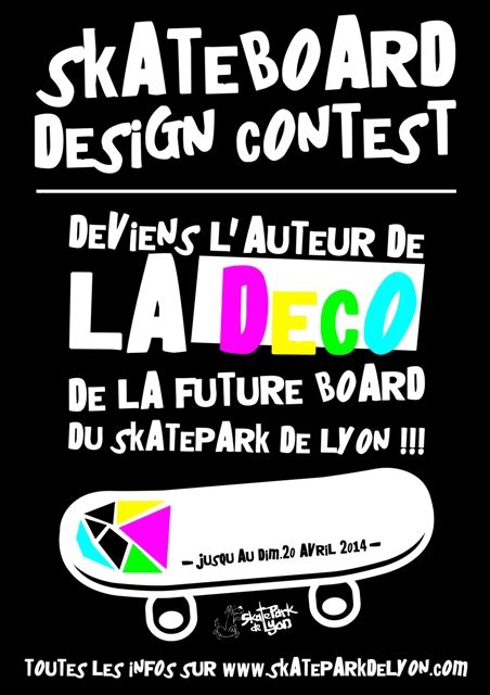 Skatepark de Lyon – SKATEBOARD DESIGN CONTEST