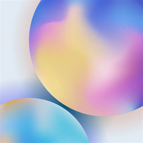 Abstract trendy 3D circle gradient color on blurred background 2008965 Vector Art at Vecteezy