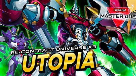 (F2P) Deck UTOPIA + Análisis 📈 | Structure Deck Re-Contract Universe x3 ...