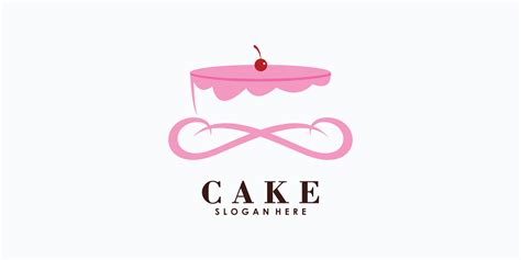 cake logo design vector with creative concept for your cake shop 12761223 Vector Art at Vecteezy